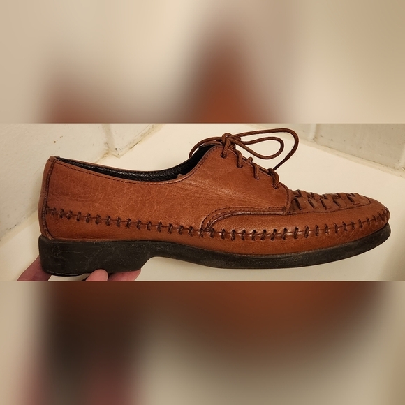 Brown Dexter Leather Comfort Shoe Size 6.5 - Picture 2 of 7